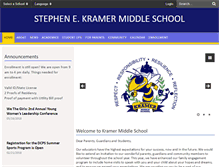 Tablet Screenshot of kramerms.org